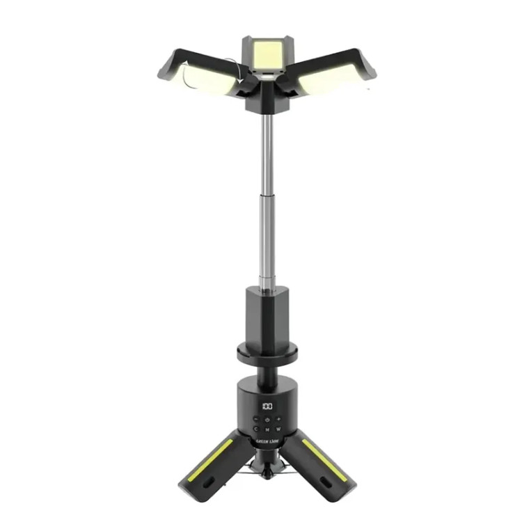 چراغ کمپینگ گرین لاین مدل TRIO BEAM RGB سه پایه ای