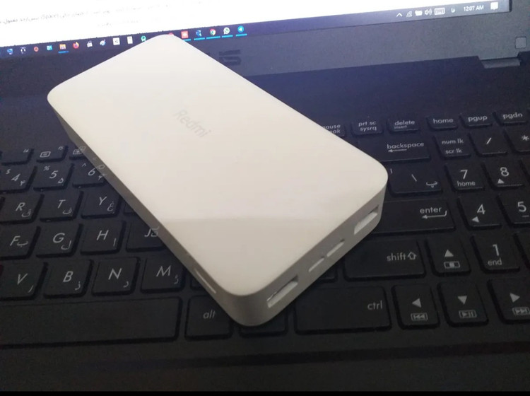 پاوربانک 18 وات شيائومى مدل Redmi ظرفيت 20000 مبلىآميرساعت اورجینال
