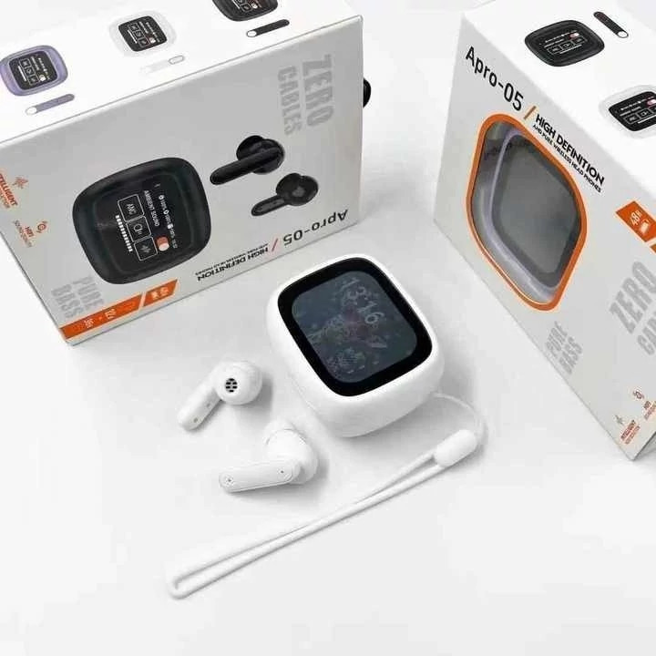 ایرپاد بی سیم Apro-05 با نمایشگر لمسی و نویز کنسلینگ