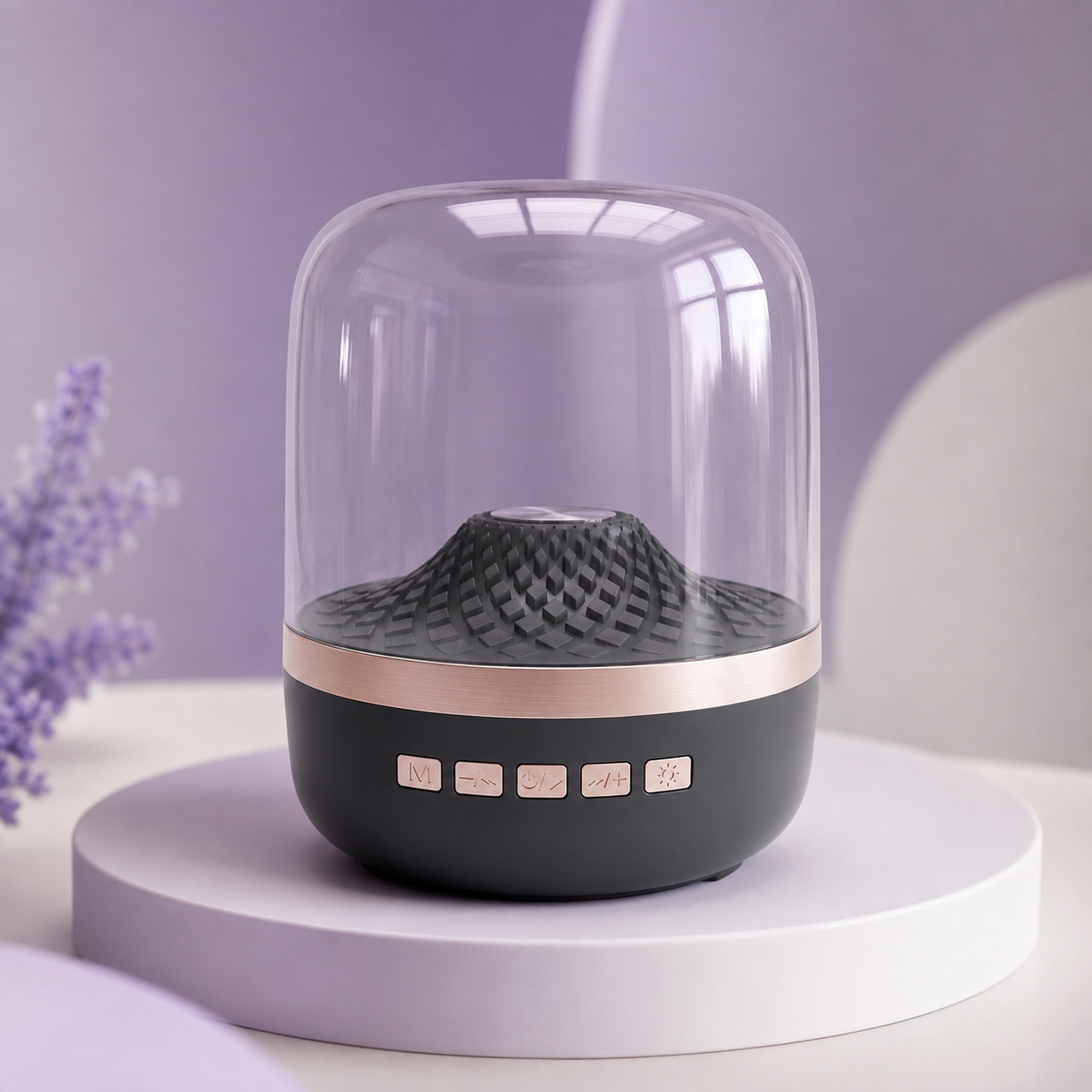 اسپیکر بلوتوثی چراغ دار مدل بیگ دایموند BIG DIAMOND با نور LED