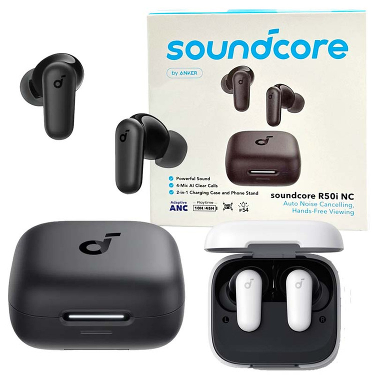 هندزفری بلوتوثی Soundcore R50i NC A3959 رنگ مشکی